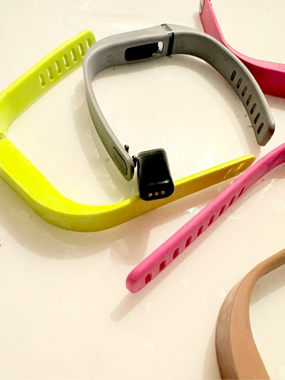 6 Replacement Silicone Bands for Fitness Tracker - Includes the Tracker